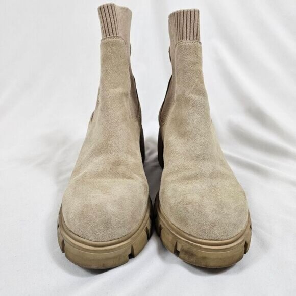 Steve Madden Hayle Boots In Sand Suede - Size 11 - Picture 4 of 11